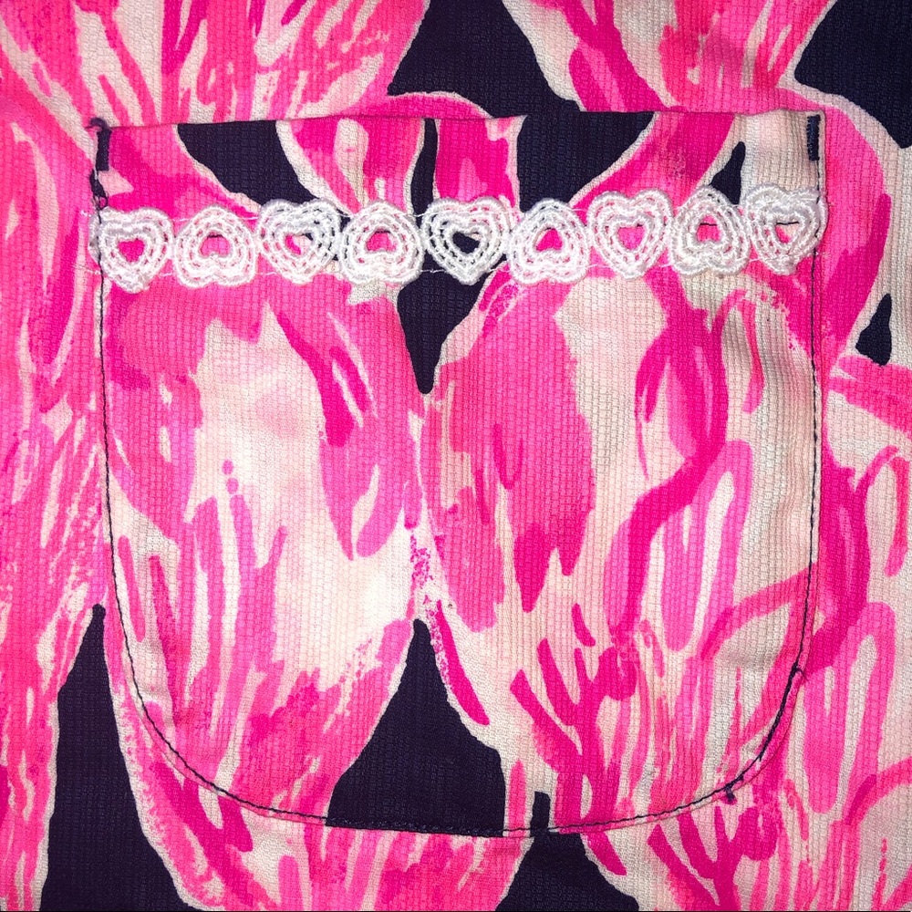 Lily Pulitzer pink flamingo girls summer dress - Picture 4 of 4